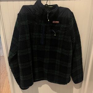 Vineyard Vines Green Fleece Jacket